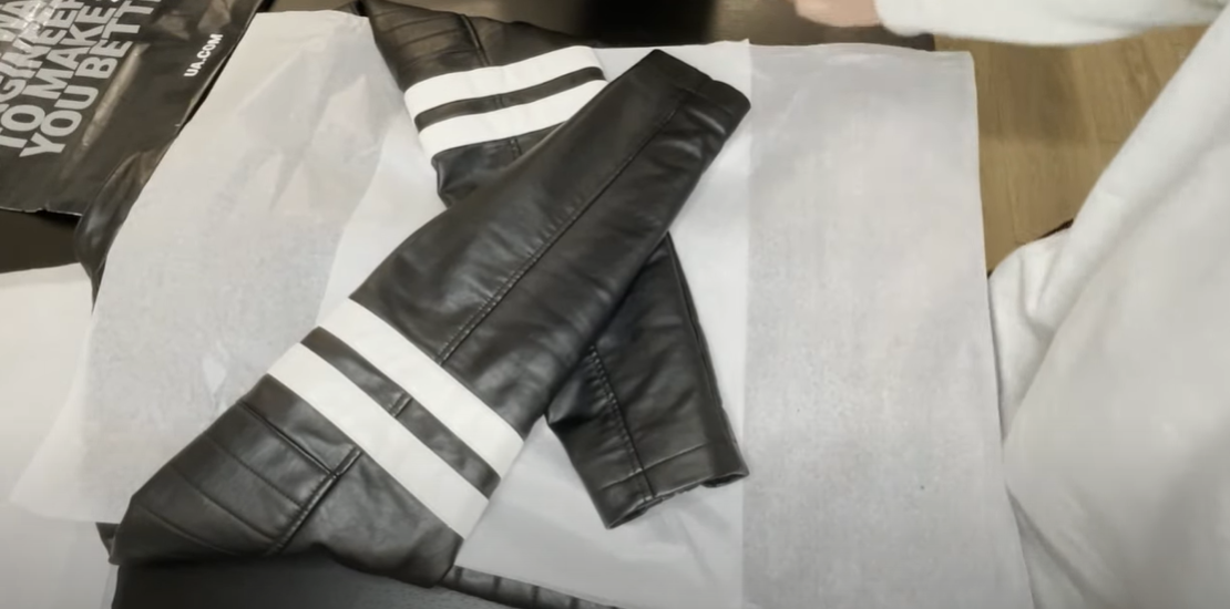Pack Leather Jacket On Top Of Your Bag